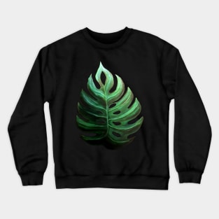 Monstera Leaf Crewneck Sweatshirt